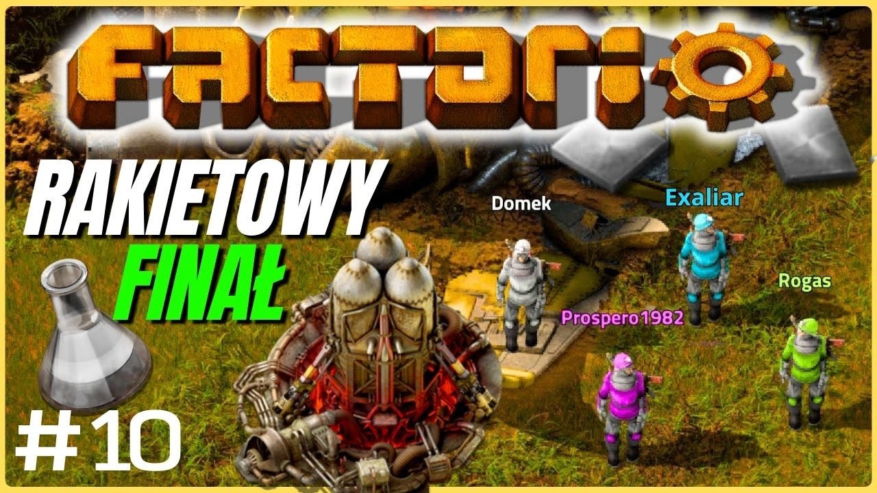 Finał Przygody 1k SMP Rakietowy Szał | EP10 | Factorio | GAMEPLAY PL