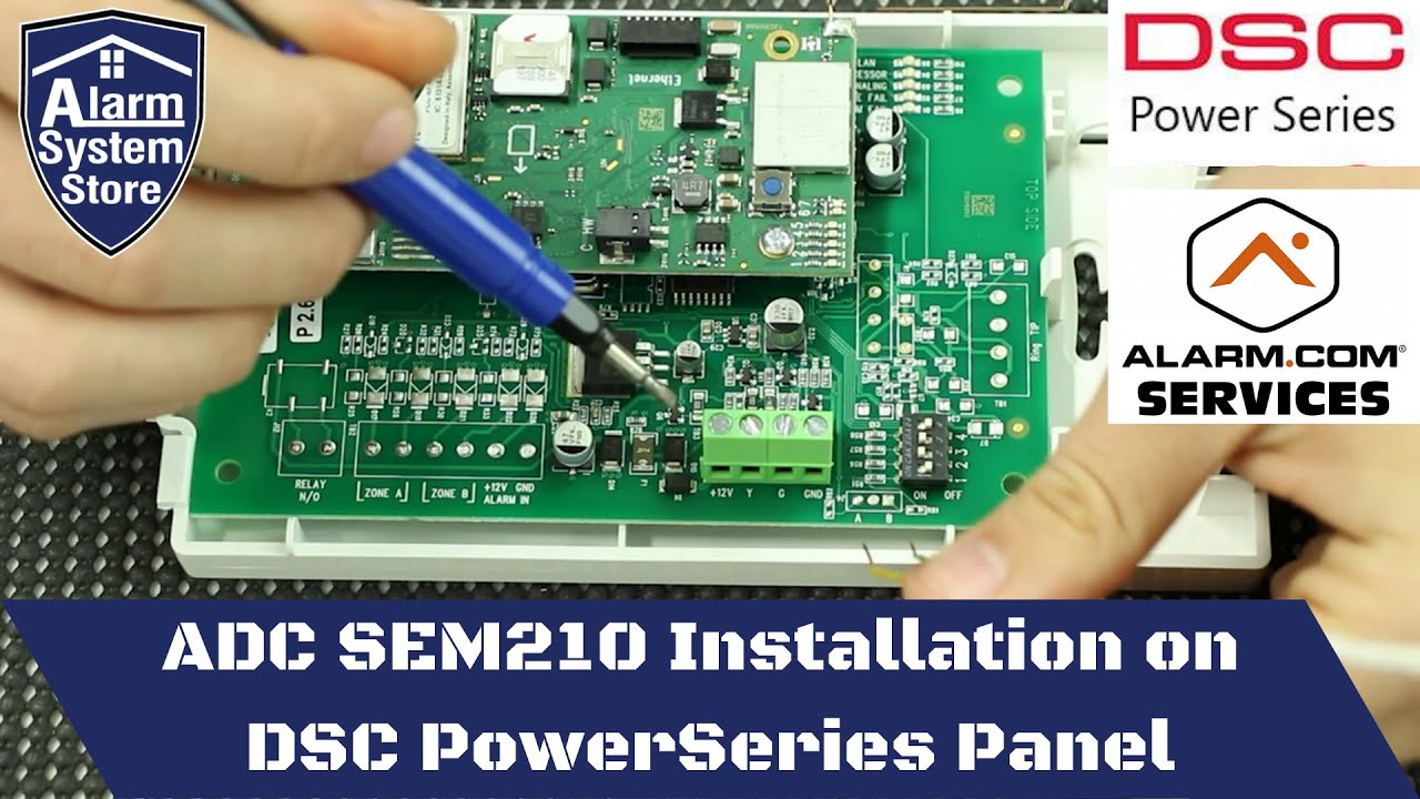 Alarm.com SEM210 Dual-path Communicator Installation and Programming With DSC PowerSeries