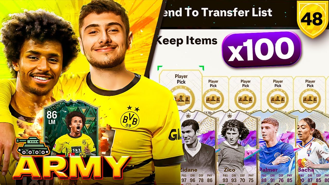 I Opened 100 Player Picks For FUTURE STARS TEAM 2 On RTG!