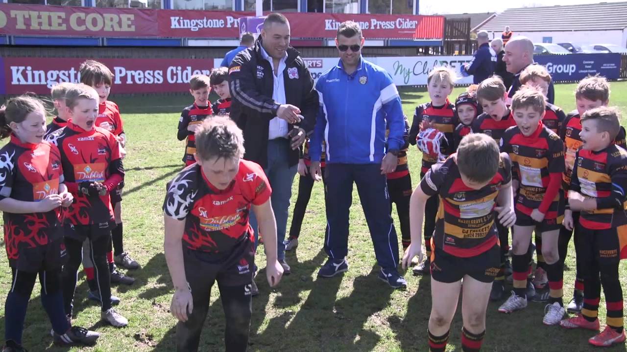 Eastmoor Dragons v Shaw Cross Sharks - 1 min burpee challenge