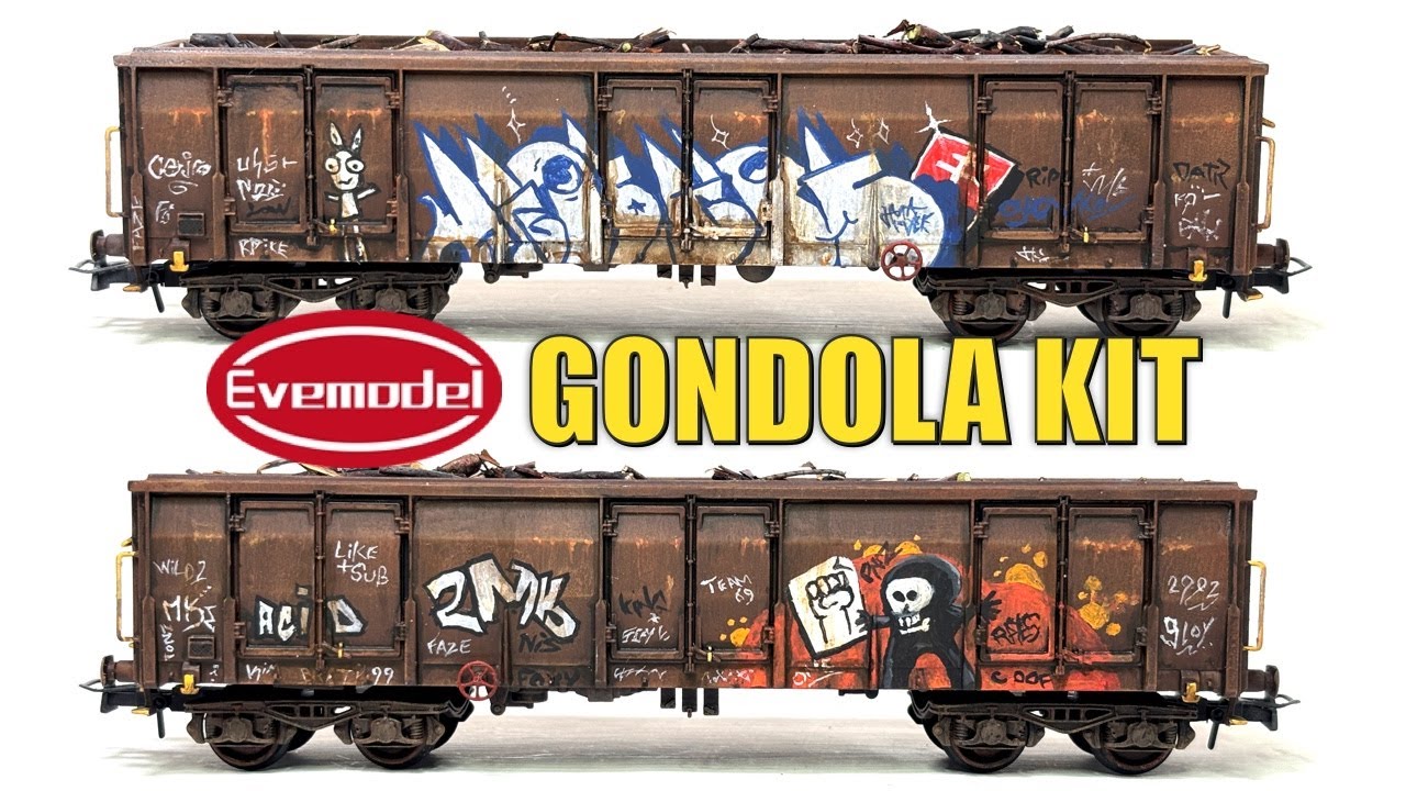 Building & Weathering An Evemodel Gondola Wagon Kit | HO Scale Model Railway