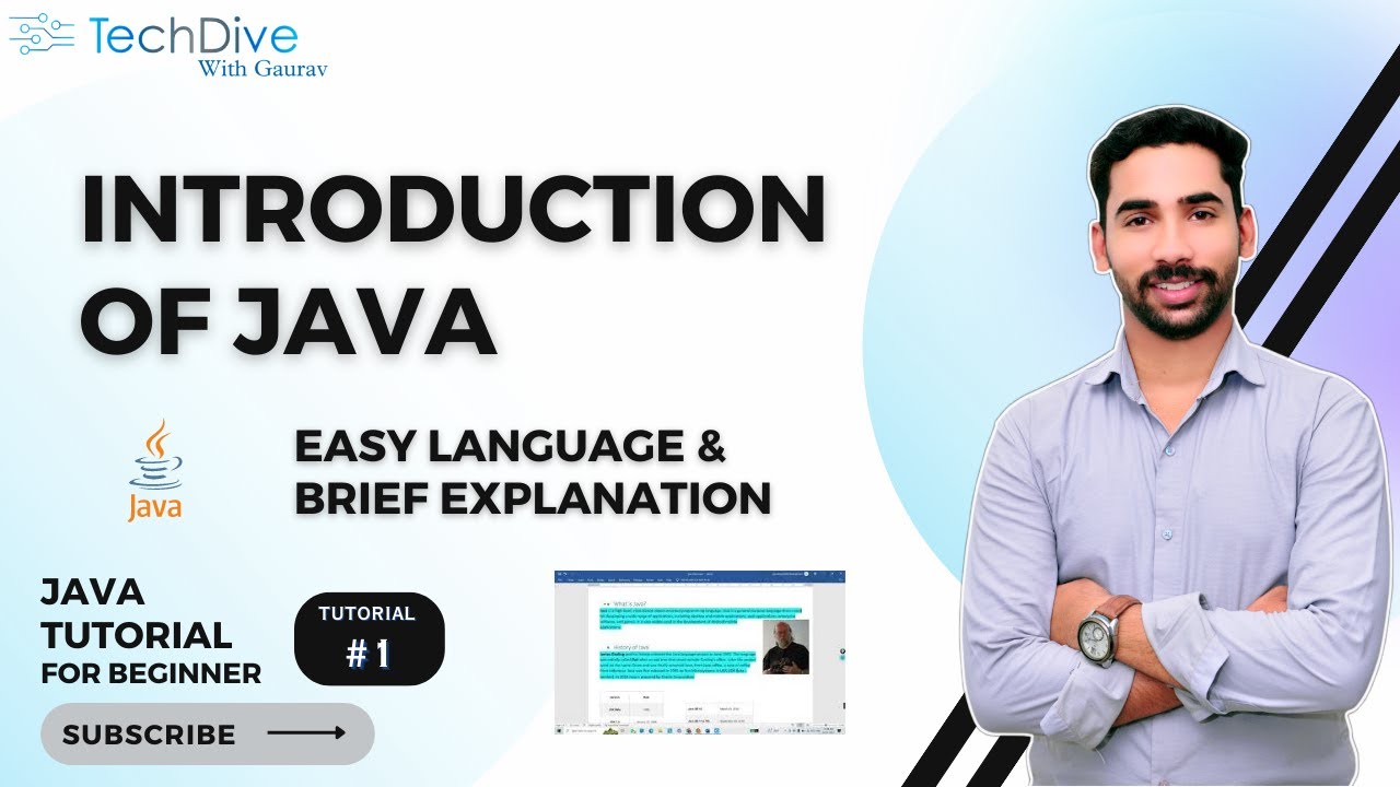 Introduction of Java (basic)|  What is java? | Install java JDK | Tutorial #1