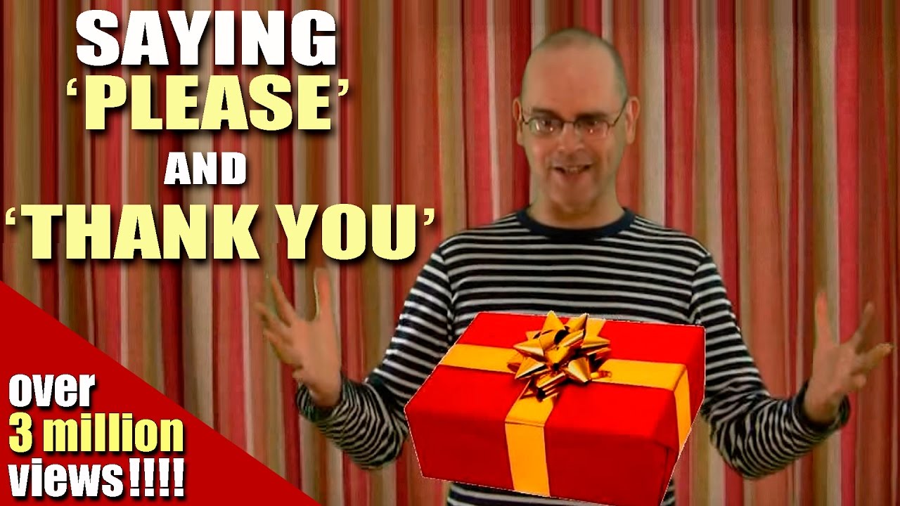 Learning English - How to say PLEASE and THANK YOU in English - Speak English with Duncan