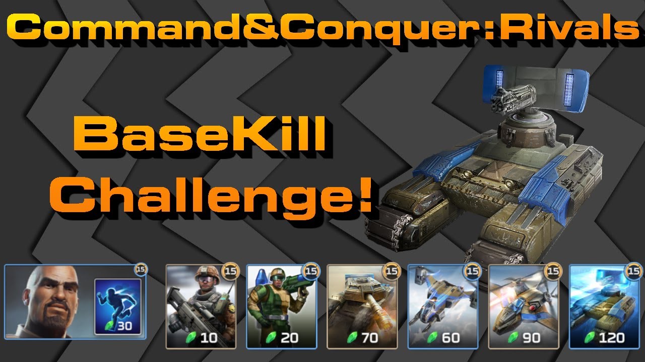 C&C Rivals: Base Kill Challenge!