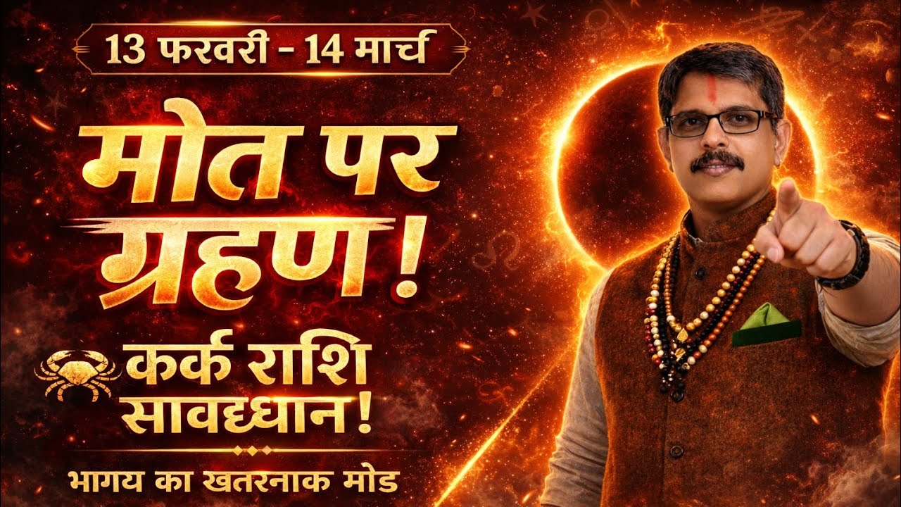 Kark Rashi cancer कर्क राशि 13 फरवरी से 14 मार्च । मौत पर ग्रहण। खतरनाक ग्रहण खरनाक मोड  