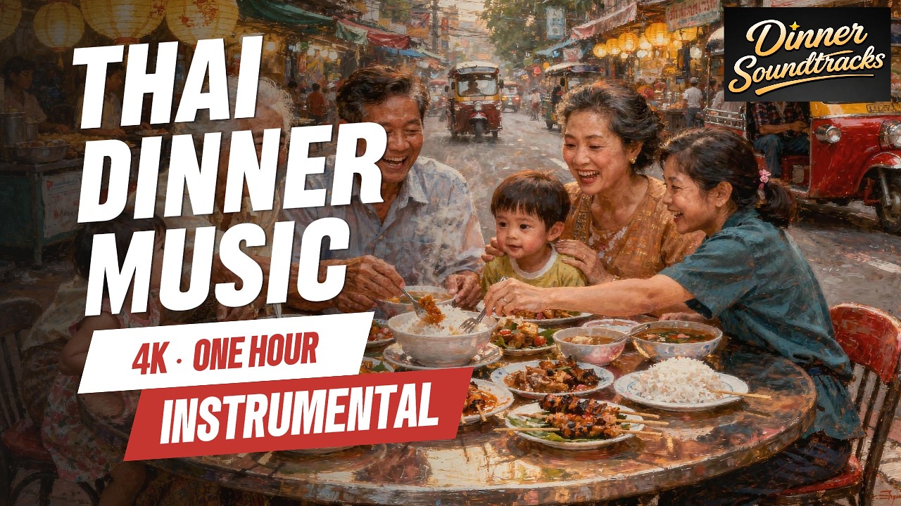 Play This While You Eat Thai | Bangkok, Thailand 1989 | Thai Dinner Music (Instrumental)