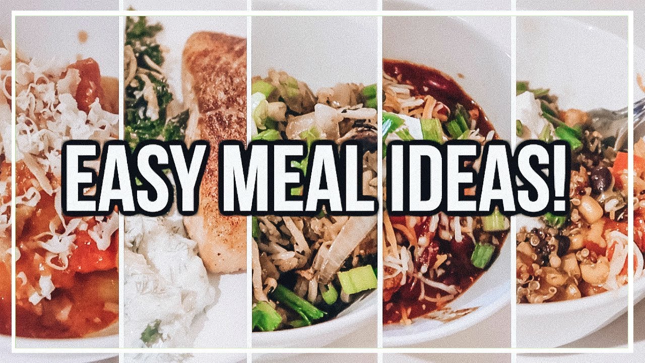 EASY 1 PERSON MEAL IDEAS! | Healthy Recipes for 1 Person