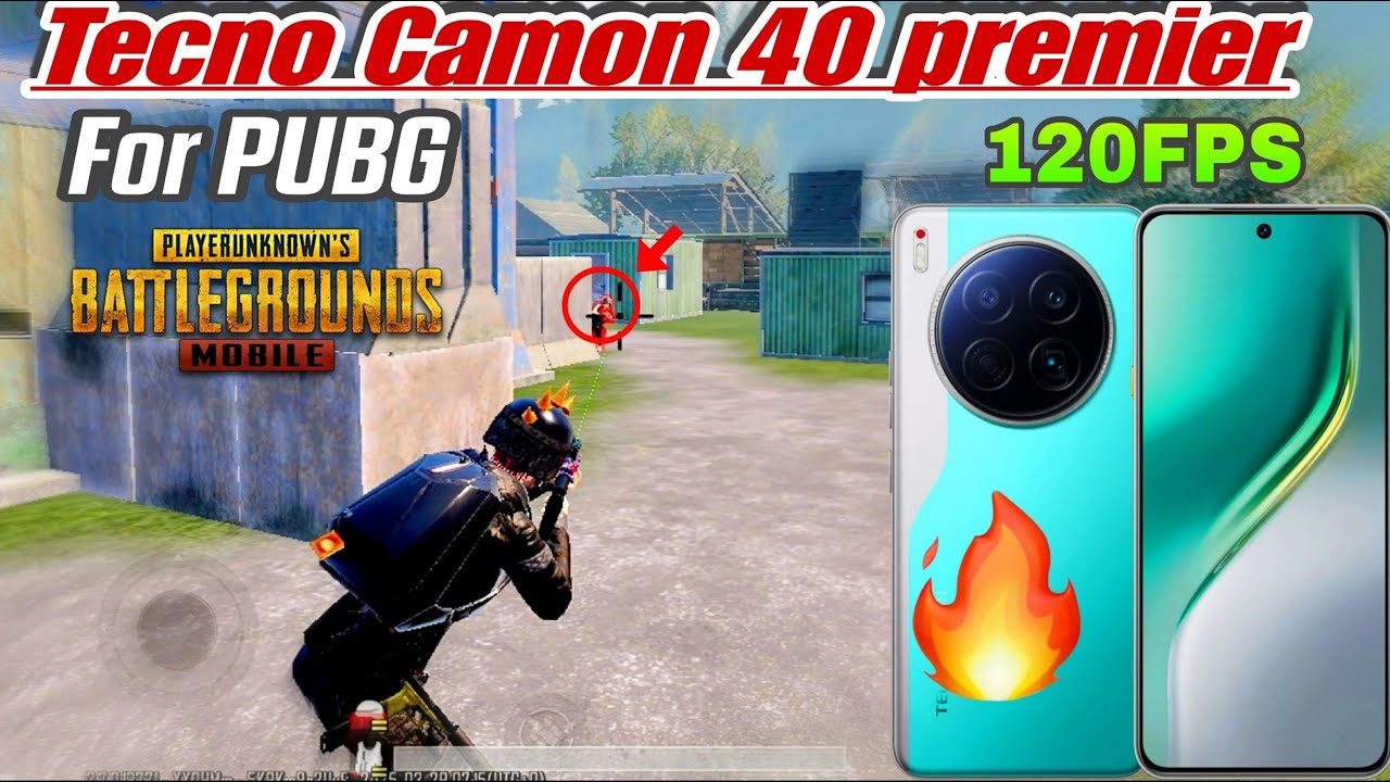 Tecno Camon 40 Premier PUBG Mobile Test 🔥 | Tecno Camon 40 premier pubg Mobile/bgmi test | price?