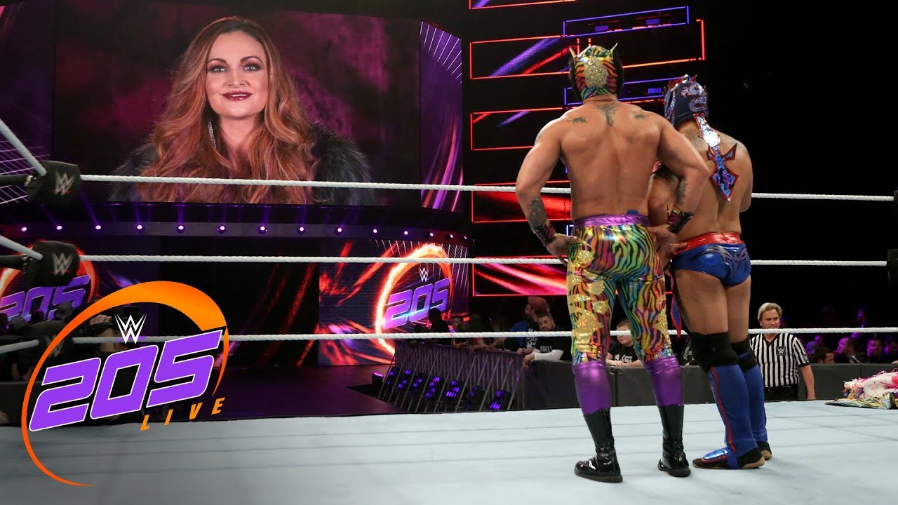 The Lucha House Party vs. Mike Karma & Kraig Keesaman: WWE 205 Live, Nov. 14, 2018