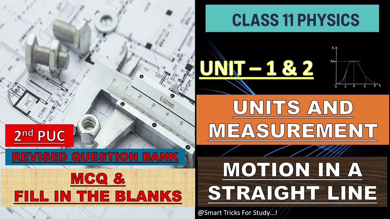 1st PUC Physics MCQ Questions for Midterm 2025-26 | Class 11 Important Model Questions with Answers