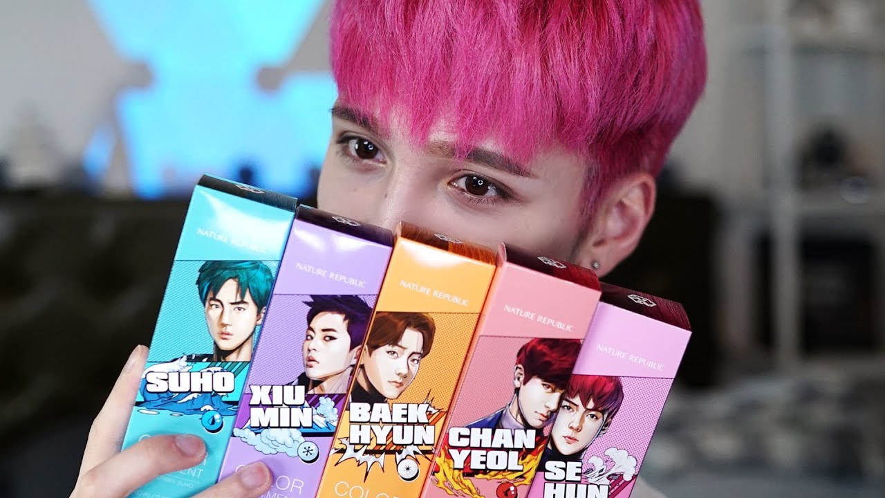 Trying these EXO Hair Color Treatments lol - Edward Avila