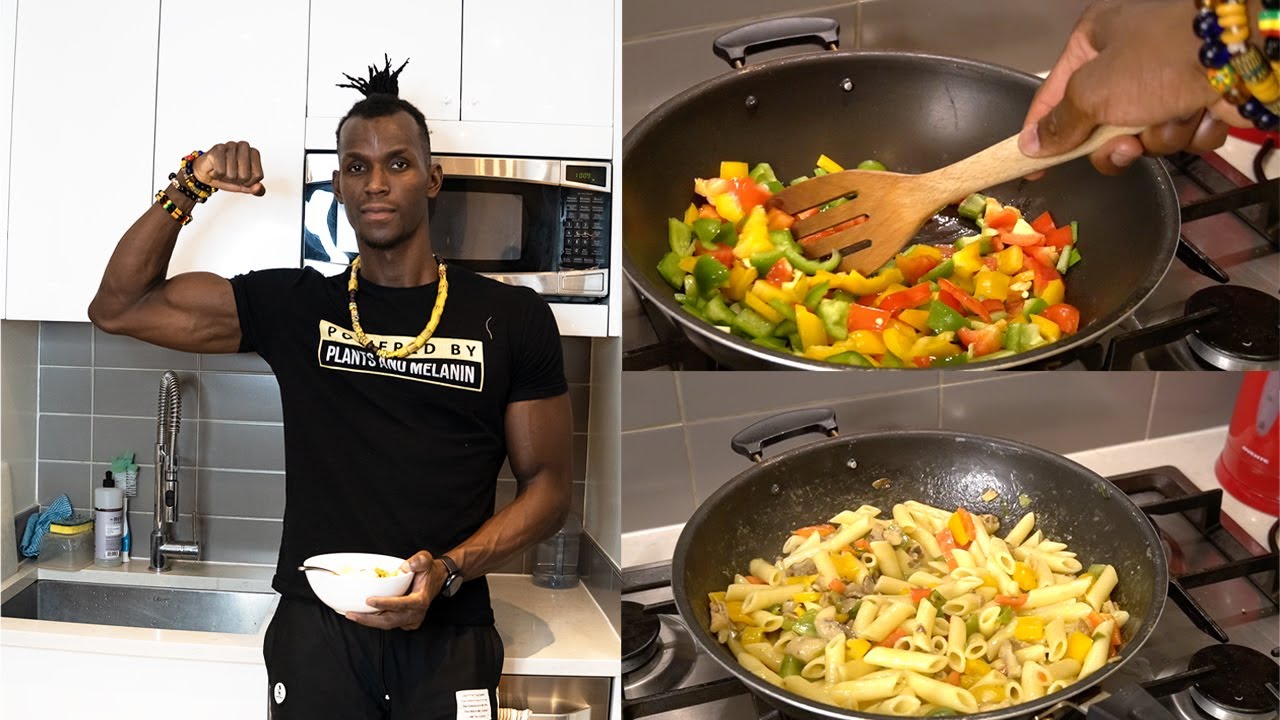 Как приготовить веганскую пасту раста | Итальянская ямайская кухня 🇯🇲