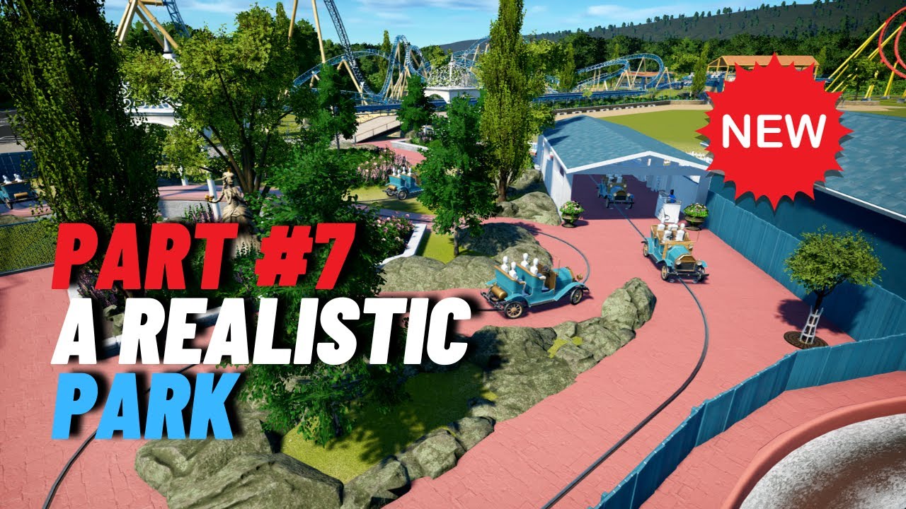 PLANET COASTER - Realistic Park ep. 7, Classic Car Ride Tutorial (Speed Build)