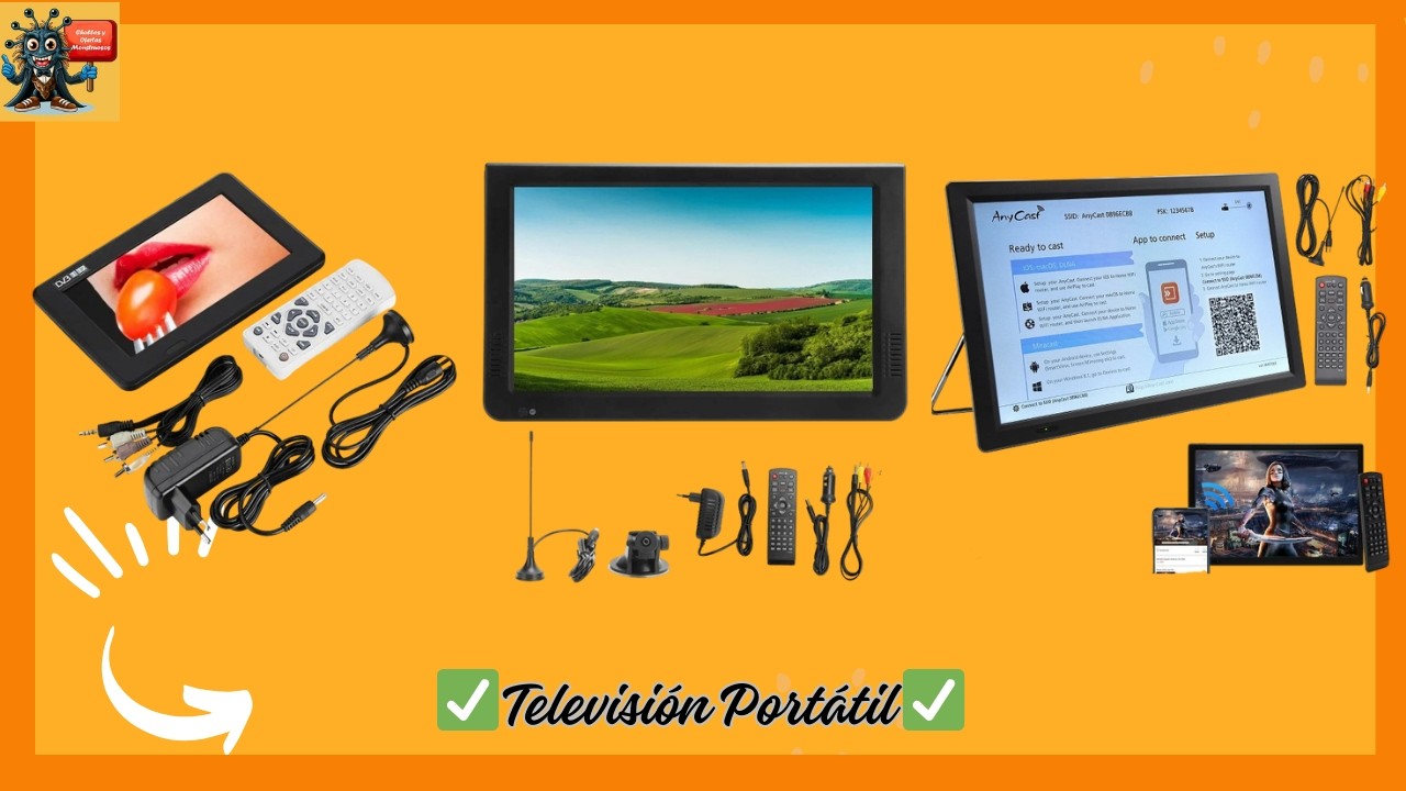 ✅Los Mejores 3 Televisión Portátil DE AMAZON✅2026✅TV Portátil✅Calidad-Precio✅