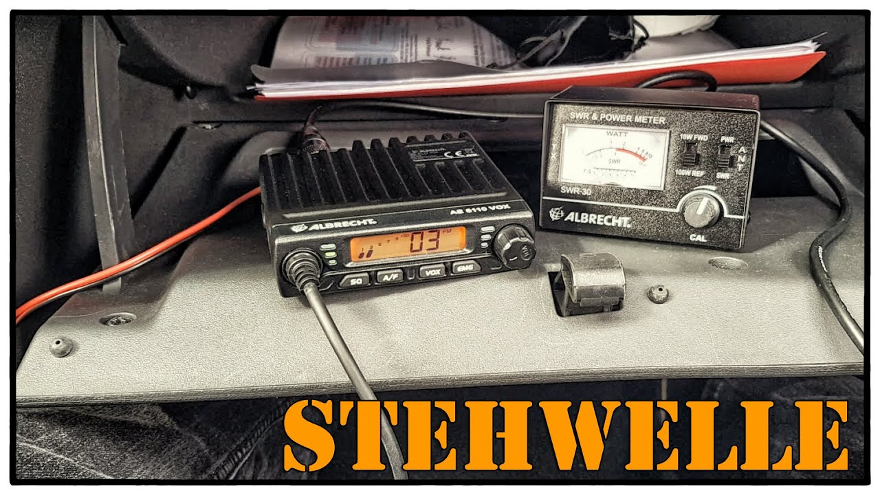 CB-Funk - Nochmal die Stehwelle tunen | Albrecht 6110 + Sirio ML 145 Mag (Funk-Vlog-24)