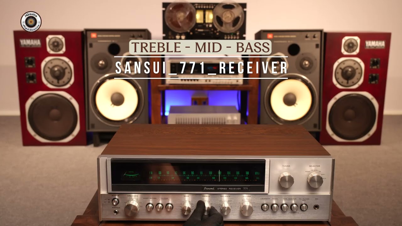 Sansui 771 Vintage Receiver – Fully Serviced & Carefully Restored 1-Yr WRT