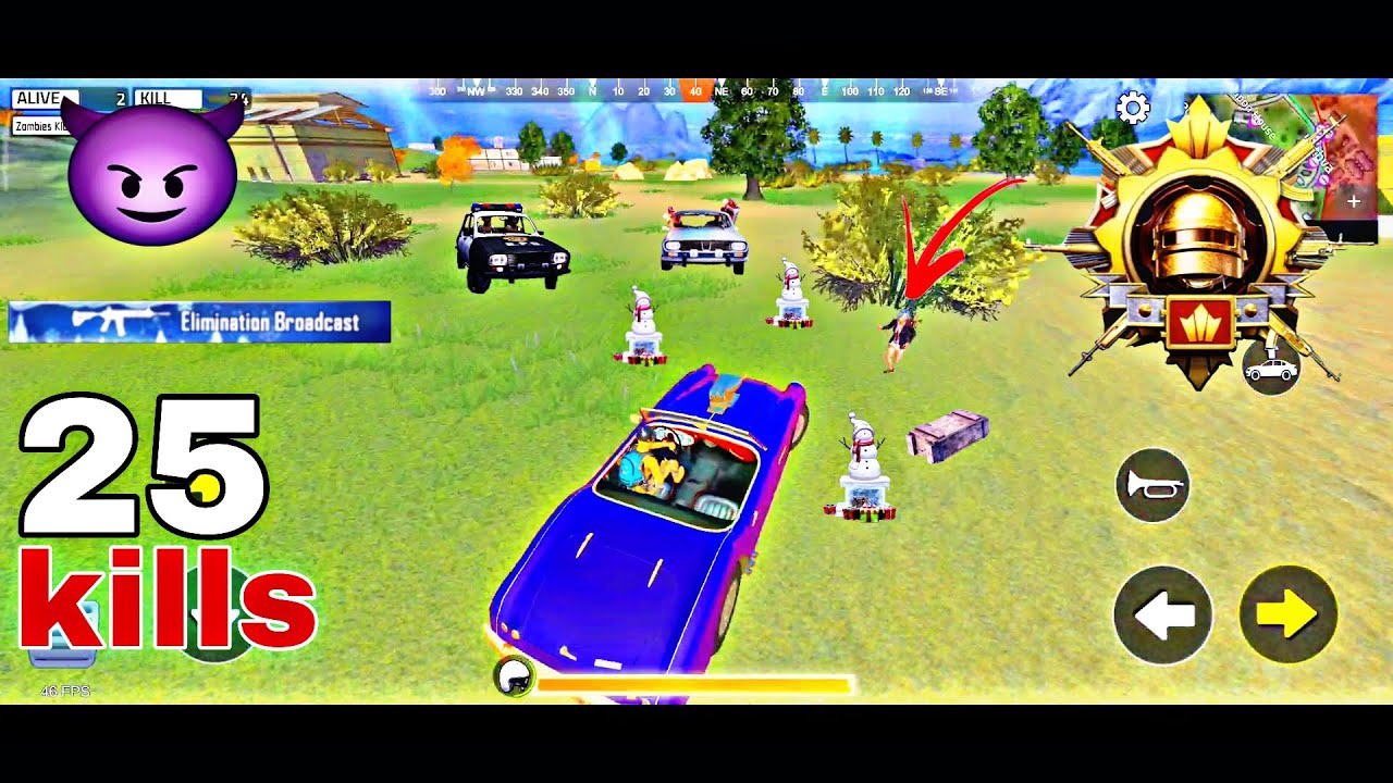 NEW FULLY RUSH GAMEPLAY 😤 SURVIVAL UNKNOWN BATTLE ROYAL #subr