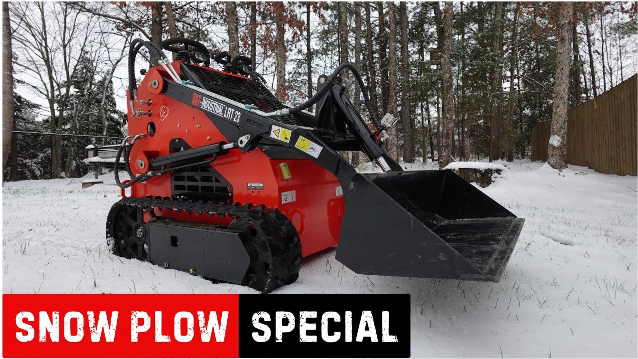 Can the Mini Skid Plow Through Snow?  YES IT CAN!!!