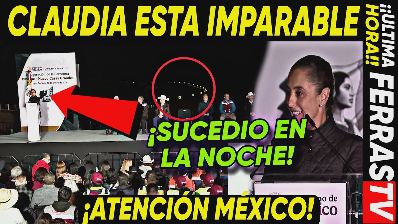 DOMINGAZO ¡CLAUDIA ESTA IMPARABLE ASI REACCIÓNO EL PUEBLO! ESTO PASO EN LA NOCHE