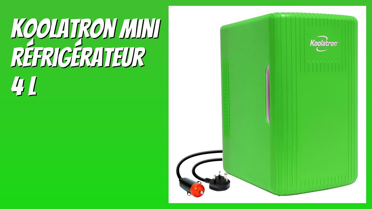 AVIS (2026) : Koolatron Mini réfrigérateur 4 L. DÉTAILS