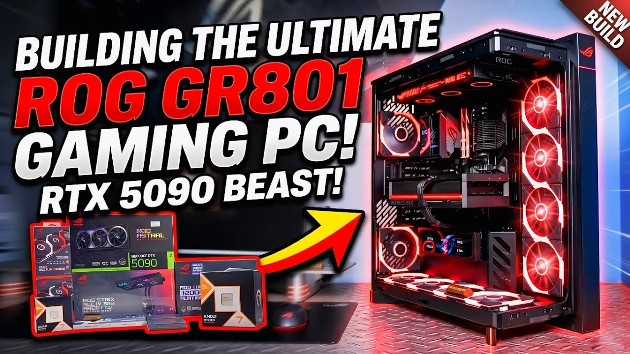 WORLD-FASTEST ROG GR801 GAMING PC? | AMD 9850X3D + RTX 5090 Astral | X870E DARK HERO