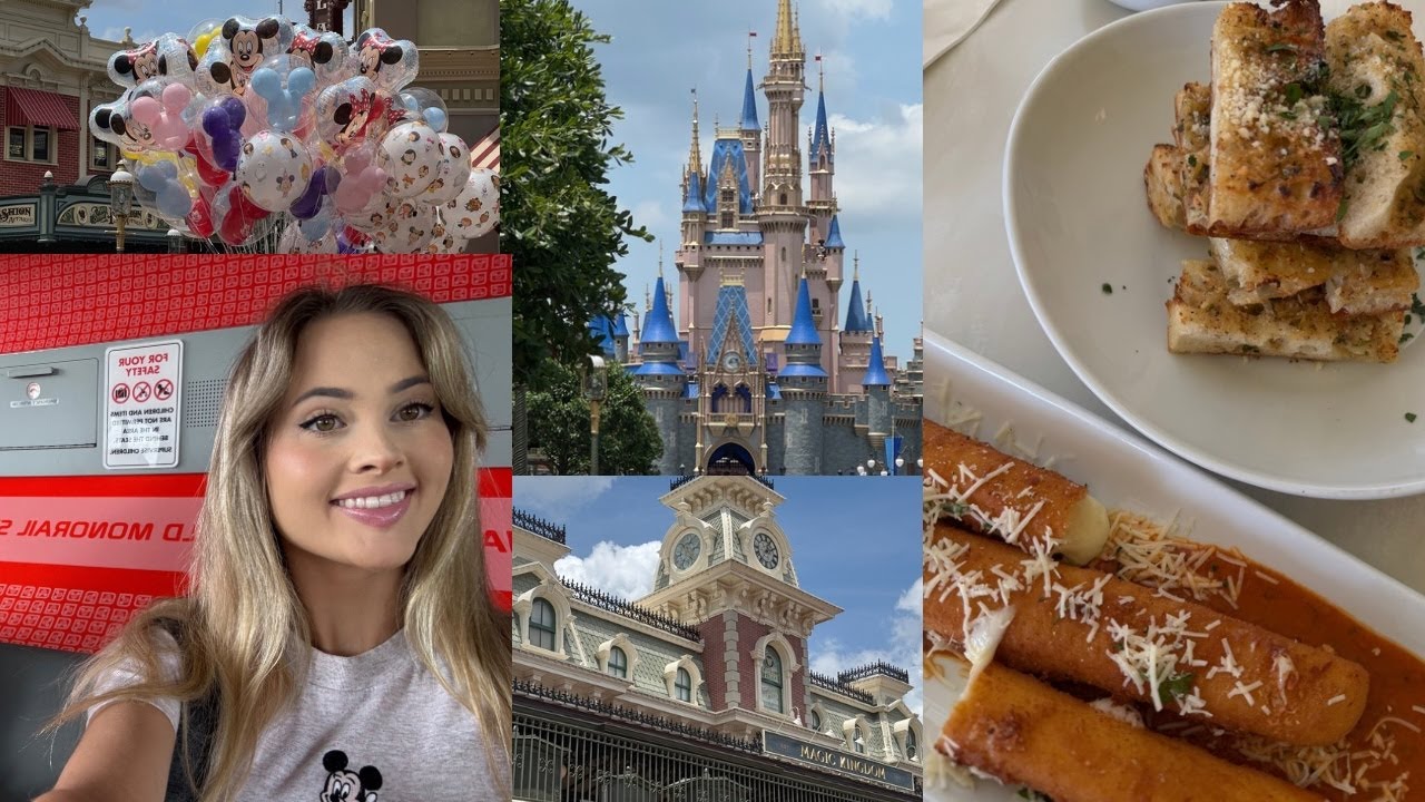 Eating at Tony's Town Square Restaurant | Magic Kingdom | Festival of Fantasy Parade