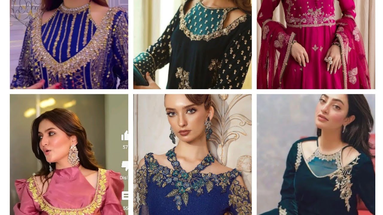 top trending neck design 50 stylish ideas ~ elegant and beautiful dress design ideas 😲👌👀💞