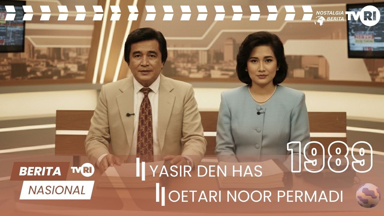 BERITA NASIONAL TVRI YASIR DEN HAS  OETARI NOOR PERMADI 10 SEPTEMBER 1989 NOSTALGIA BERITA