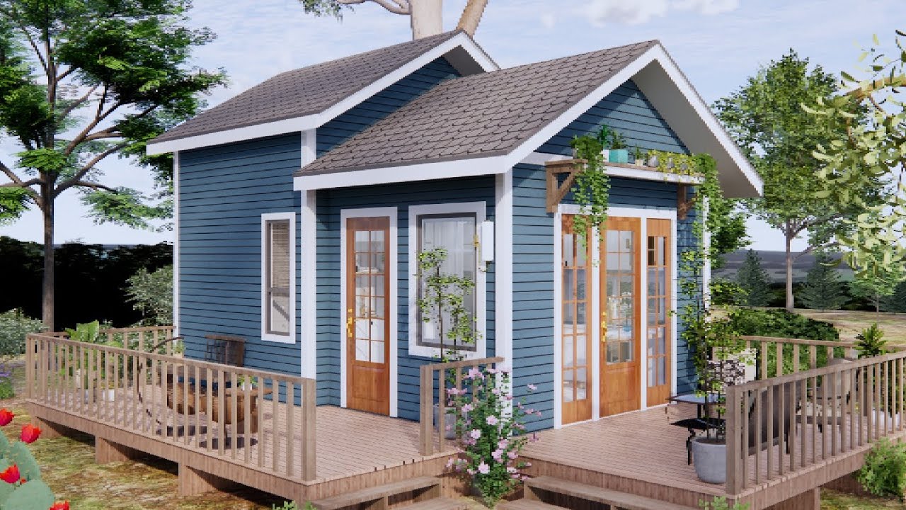 260 Sq Ft Incredibly Beautiful Tiny House Design with Floor Plan