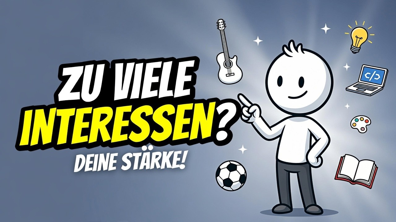 Zu viele Interessen? Genau das ist deine Stärke.