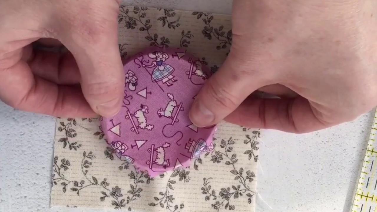 Appliqué Circles Using the Tin Foil Method