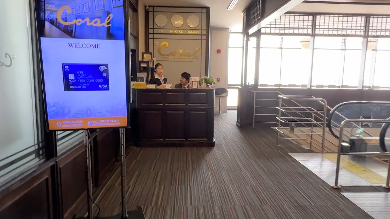 Airport Lounge Tour : Bangkok. (DMK)  Terminal 1/ The Coral Executive Lounge.