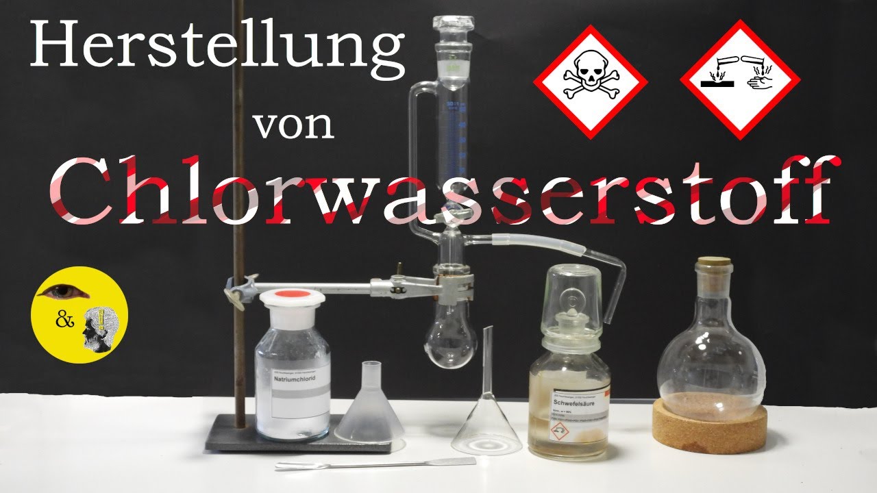 Herstellung von Chlorwasserstoff im Gasentwickler mit Druckausgleich