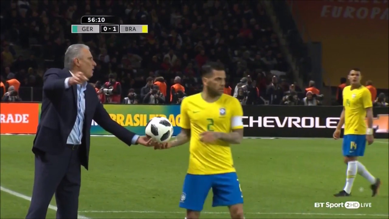 Dani Alves vs Germany (Away) 17-18 HD 1080i (27/03/2018)