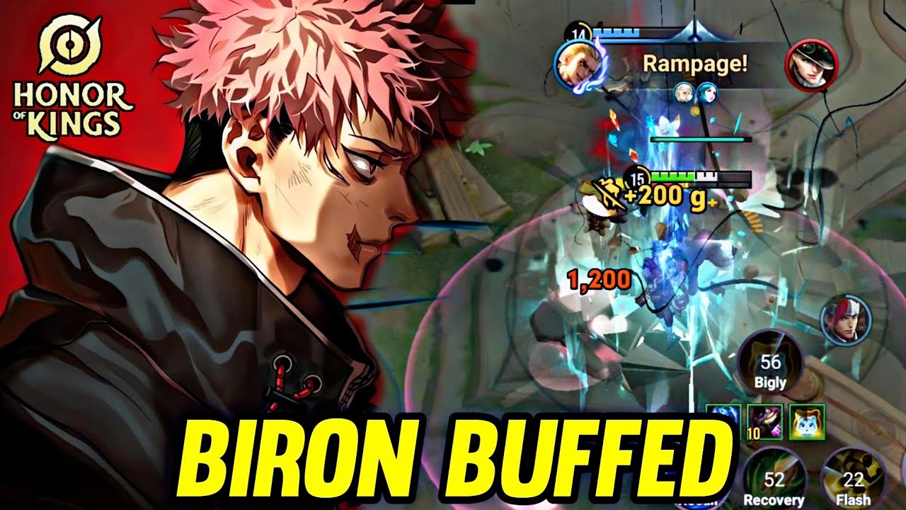 HOK : BIRON BUFFED NEW PATCH - HONOR OF KINGS