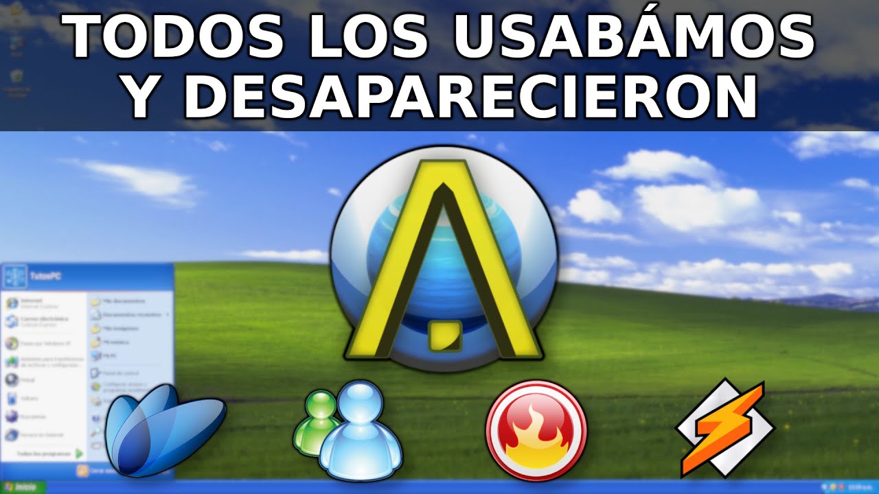 PROGRAMAS MUY POPULARES que ya NO se USAN (O DESAPARECIERON)