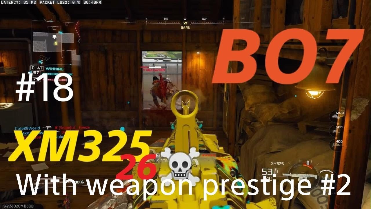 Call of Duty BO7- XM325 gameplay on FRINGE (No Commentary) with weapon prestige #2