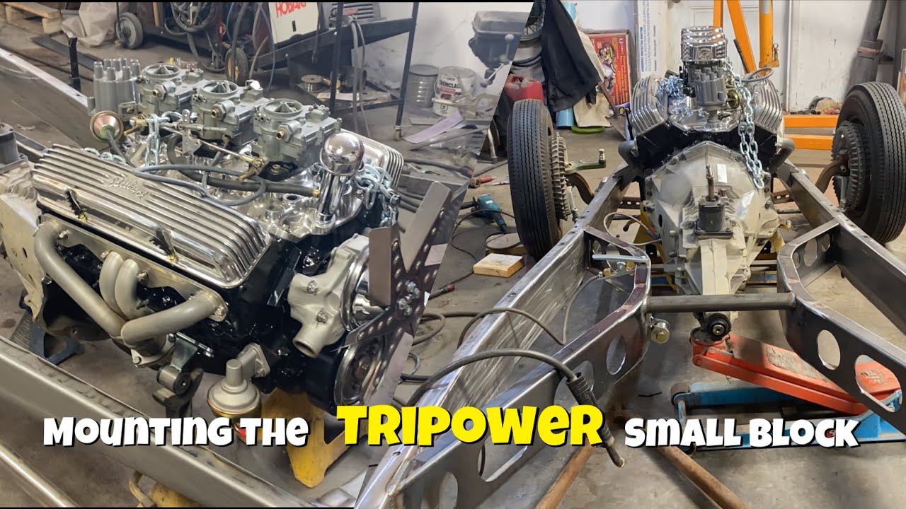 Mounting the drivetrain in my Hot Rod