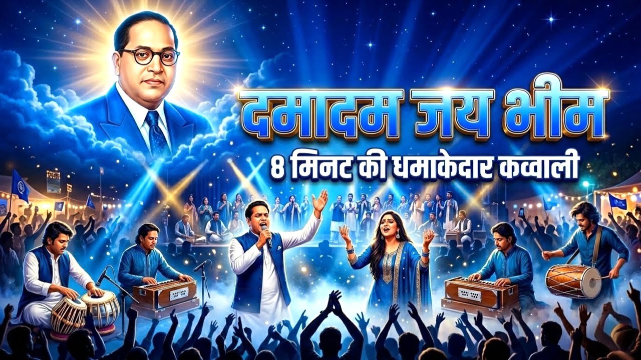 दमादम जय भीम | 8 मिनट की धमाकेदार कव्वाली | Baba Saheb Ambedkar New Qawwali Song 2026 | Jay Bhim 