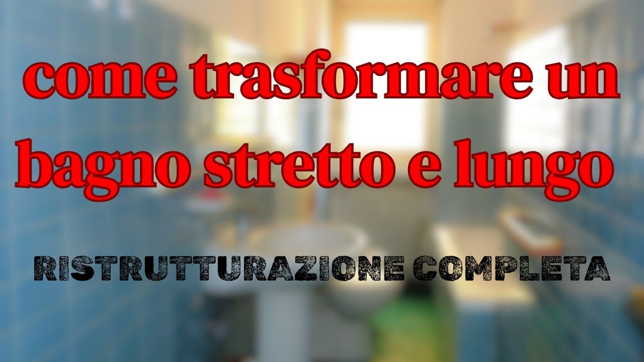 Ristrutturazione bagno stretto e lungo | prima e dopo lavori