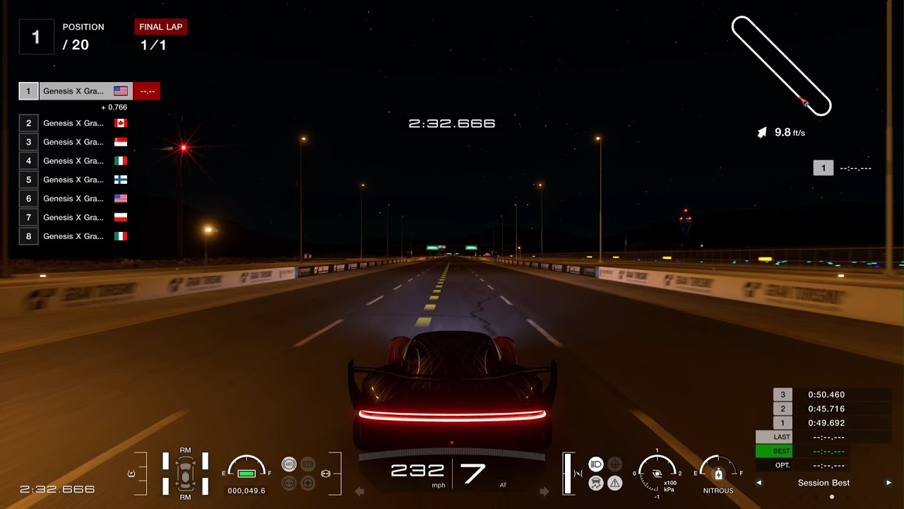Gran Turismo 7 - Daily Marathon Race - Special Stage Route X - Genesis Grand Racer VGT Concept - GT7