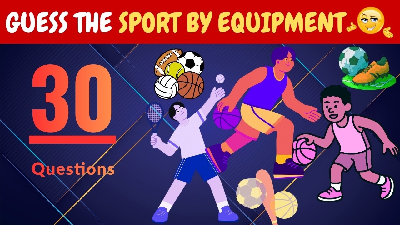Guess The Sport By Equipment 🏀 | Sports Quiz Challenge