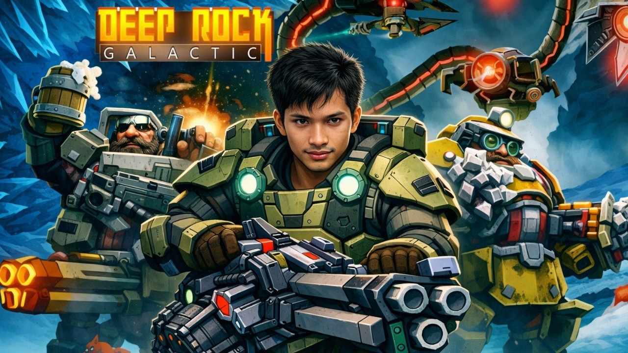 AWAS ALIEN DAN ROBOT MENYERANG PENAMBANG KEMBALI - Deep Rock Galatic Indonesia #7