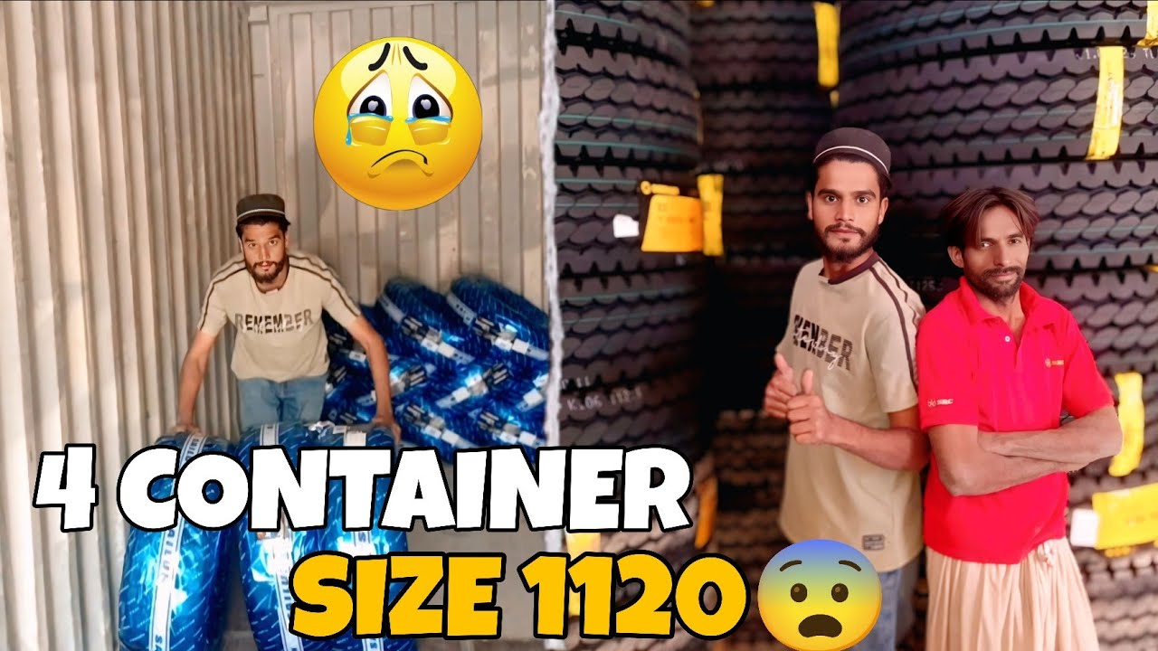 4 Container Ek Hi Din Mein 😱 |1120 Size Tyre Unloading| Bohat Thak Gaya 💪 | Daily Vlog