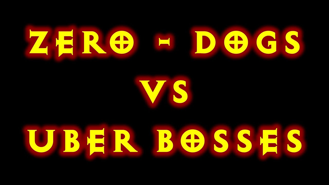 Diablo 3 Witch Doctor Vs Uber Bosses Solo MP 6 Zero Dogs / Sacrifice Spec / Build