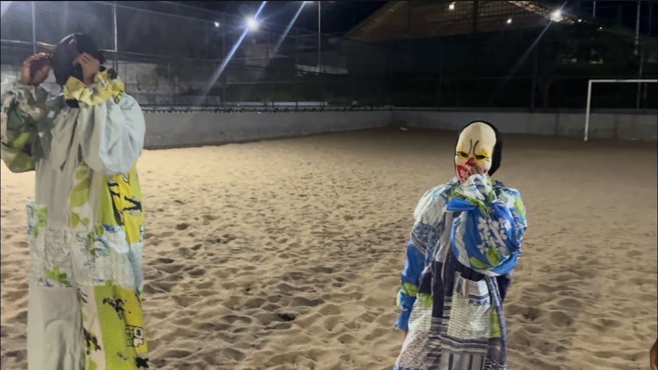 Desafio do travessão com os papangus
