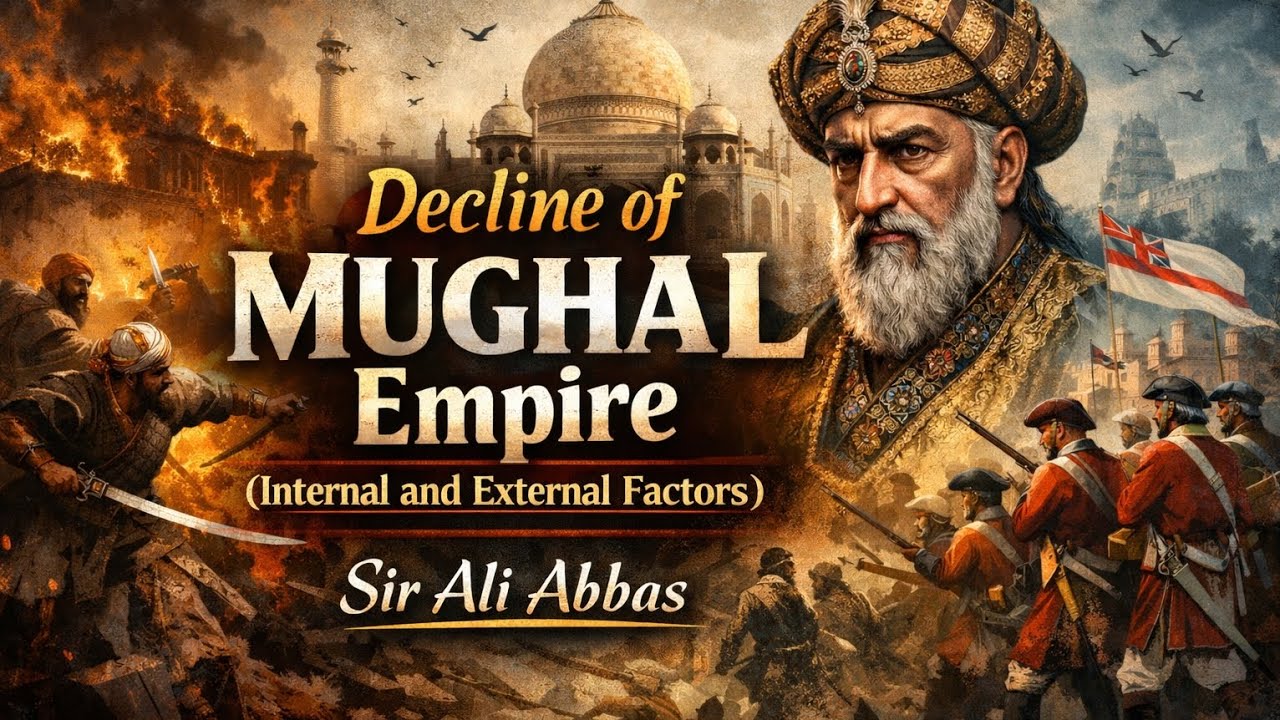 5. DECLINE OF MUGHAL EMPIRE( EXTERNAL AND INTERNAL FACTORS ) | SIR ALI ABBAS