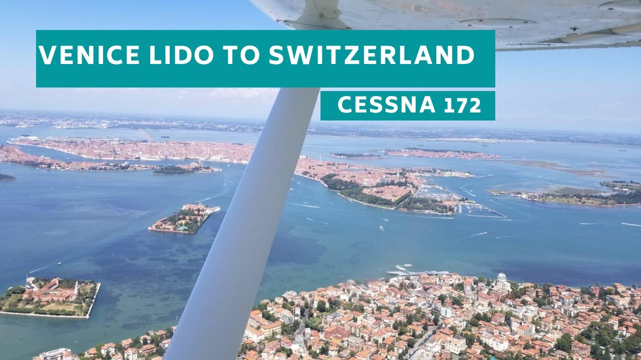 VFR crossing the alps Venice Lido LIPV to Zurich LSZH_incl. ATC voice_Part III