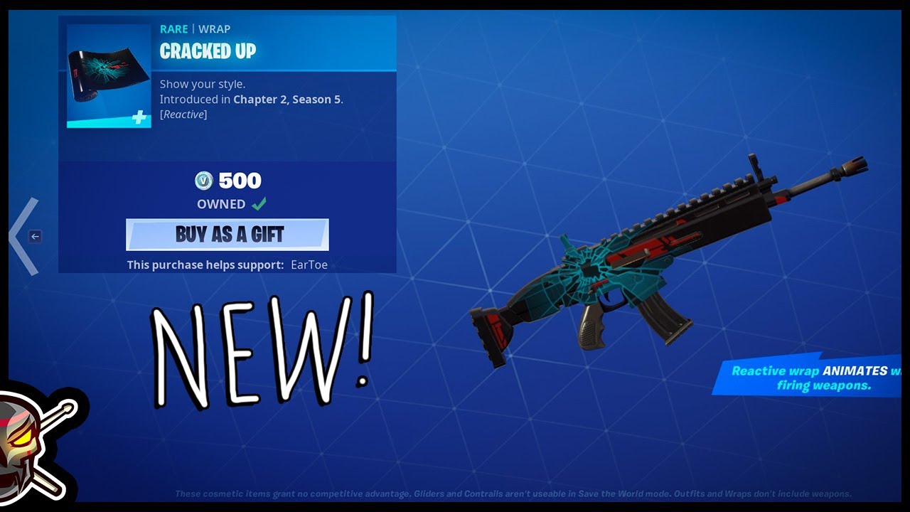 New Reactive CRACKED UP Wrap