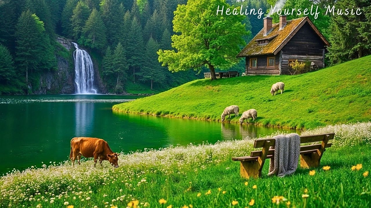 Глубоко исцеляющая музыка 🌿 Расслабляющая фортепианная музыка и звуки природы для снятия тревоги